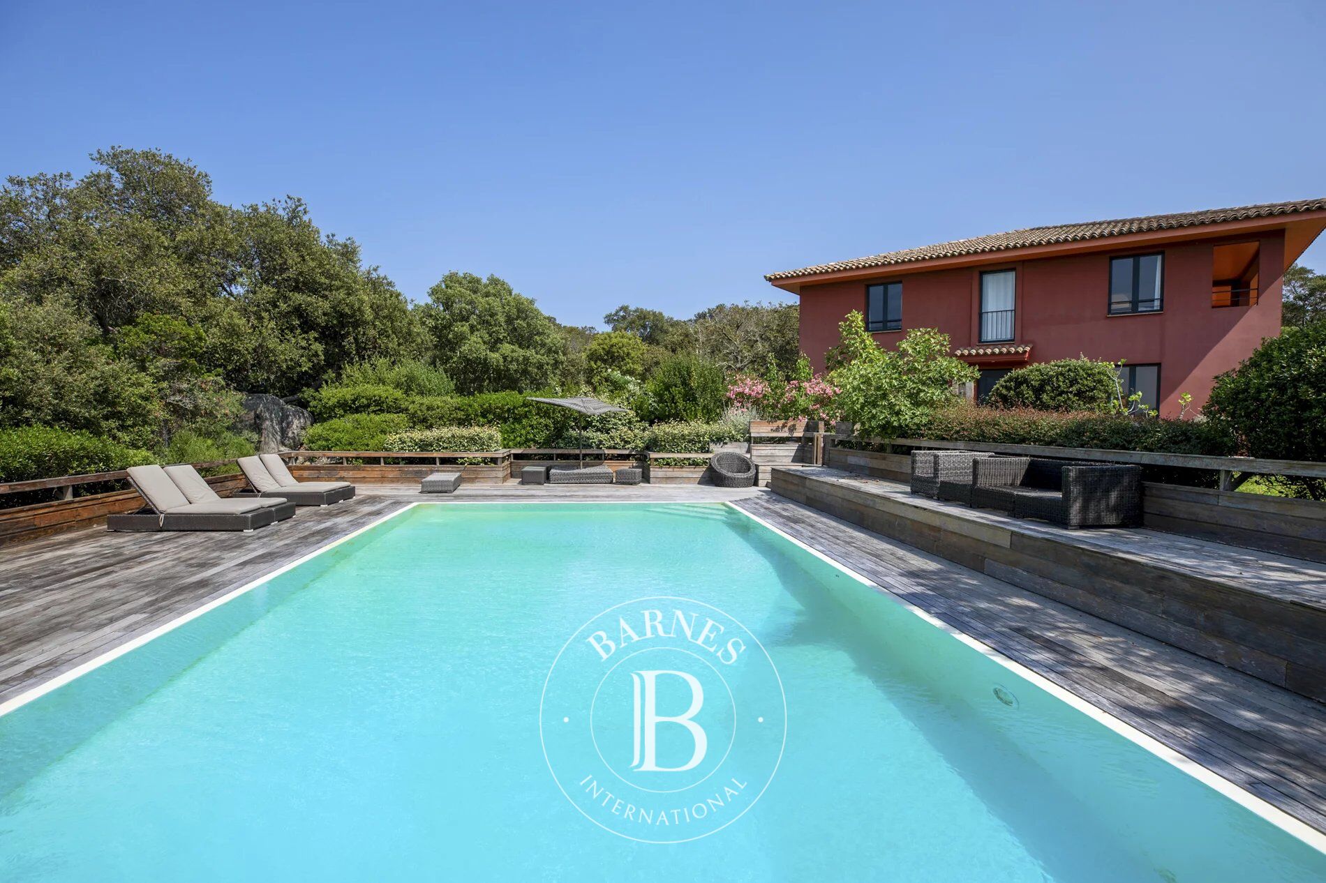 Porto Vecchio, Domaine de Cala Rossa, 6 bedroom villa, swimming pool, sea view - picture 2