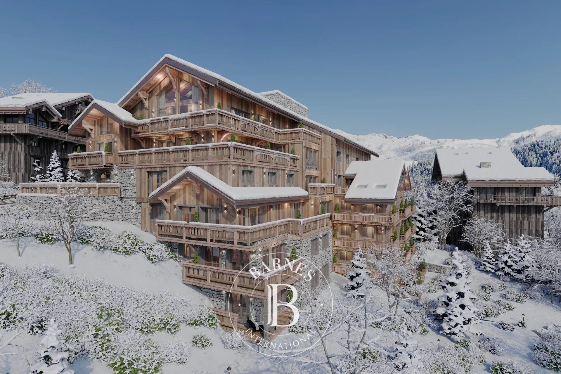 Méribel-Morel  New Residence Fleur des Alpes - Apartment 101 : 125 m² 4 bedrooms - picture 1