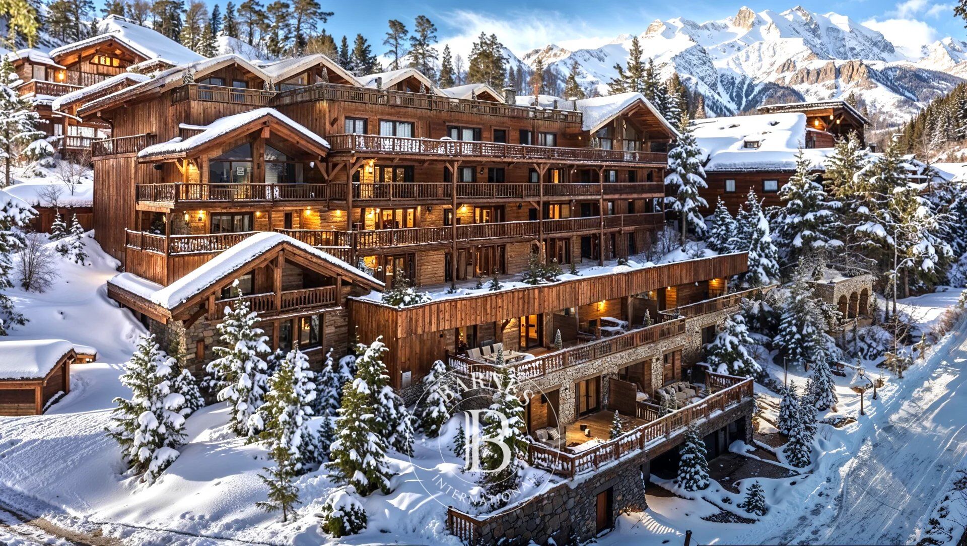 Méribel-Morel- Skis aux pieds- Résidence neuve Lac Bleu - Appartement 504: 158 m²  4 chambres Sauna - picture 2