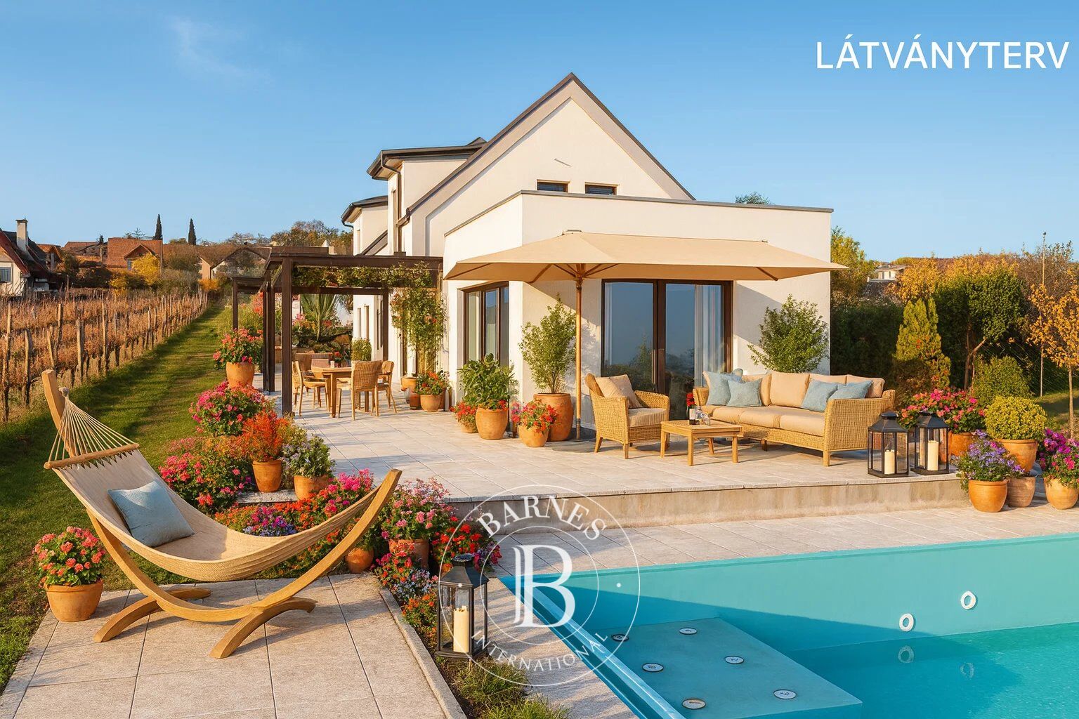 Panoramic family house with pool in Balatonfüred - picture 1