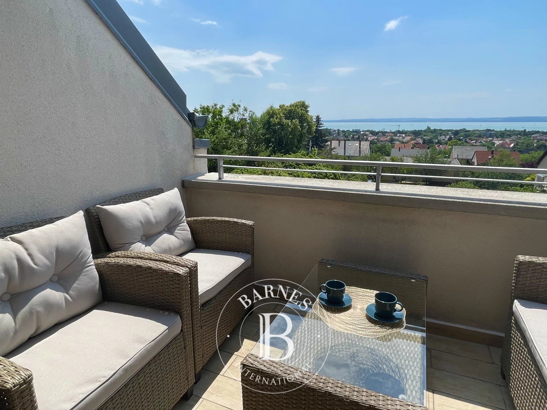 Artment house with pool and panoramic view towards the Lake at Balatonfüred - picture 3