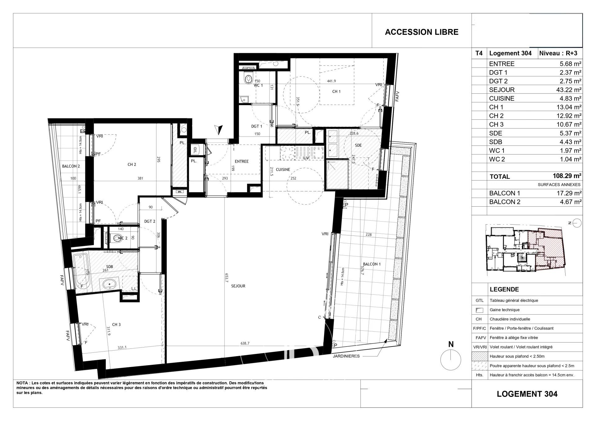 NANTES - SAINT-FELIX - Appartement T4 de standing - picture 1