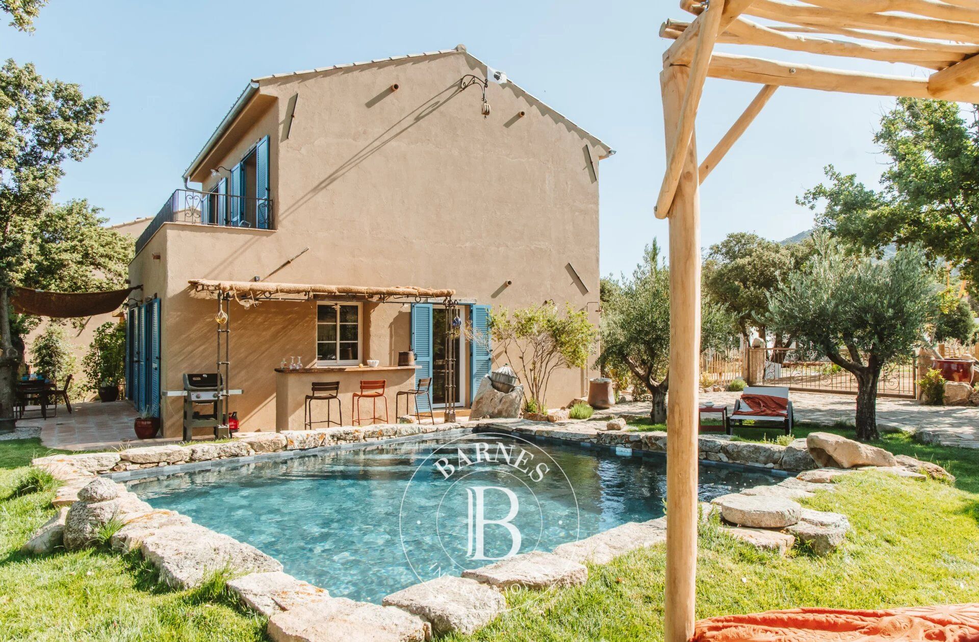 Balagne, Pigna, Villa 3 chambres, piscine, plage à pied - picture 1