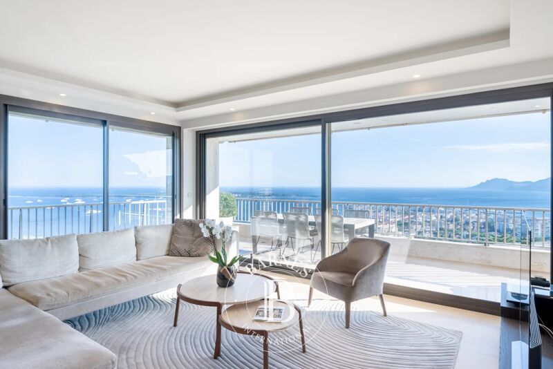 CANNES CALIFORNIE - VUE MER PANORAMIQUE - PISCINE - 4 PIECES