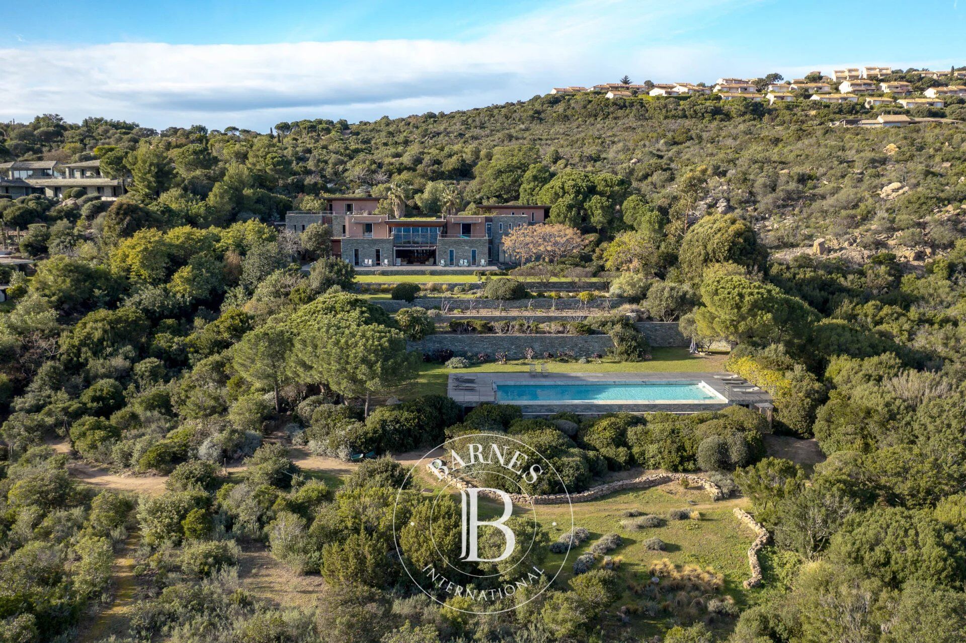 Palombaggia, waterfront villa, 7 bedrooms, pool, panoramic sea view, walking distance to beach - picture 3