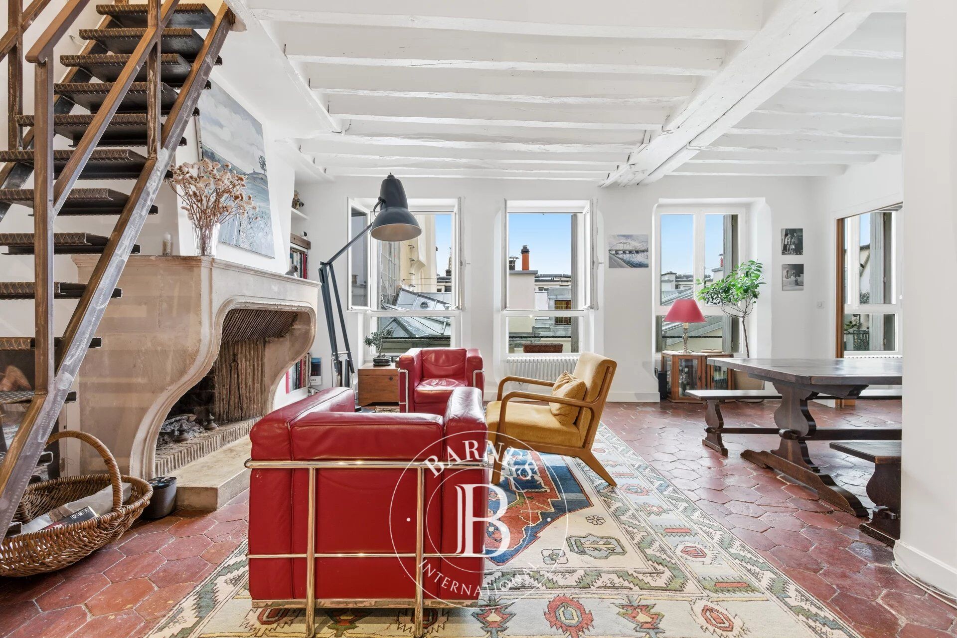 Vente appartement - Paris 4 - Ile Saint-Louis - 3 niveaux - Etage élevé - picture 1