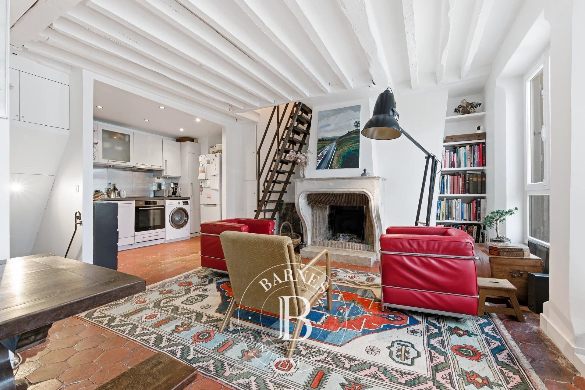 Vente appartement - Paris 4 - Ile Saint-Louis - 3 niveaux - Etage élevé - picture 2