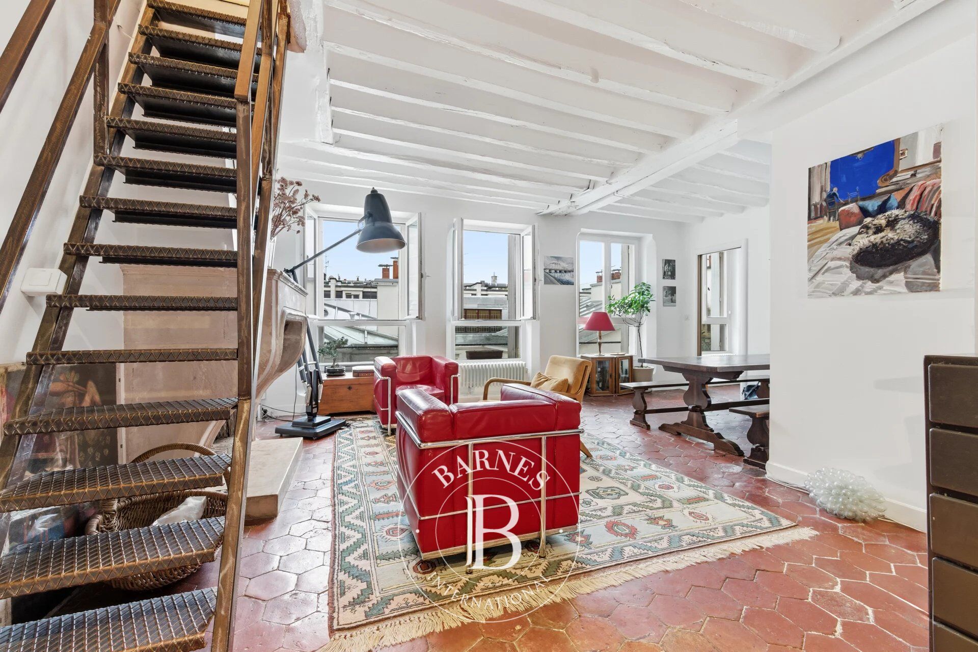 Vente appartement - Paris 4 - Ile Saint-Louis - 3 niveaux - Etage élevé - picture 3