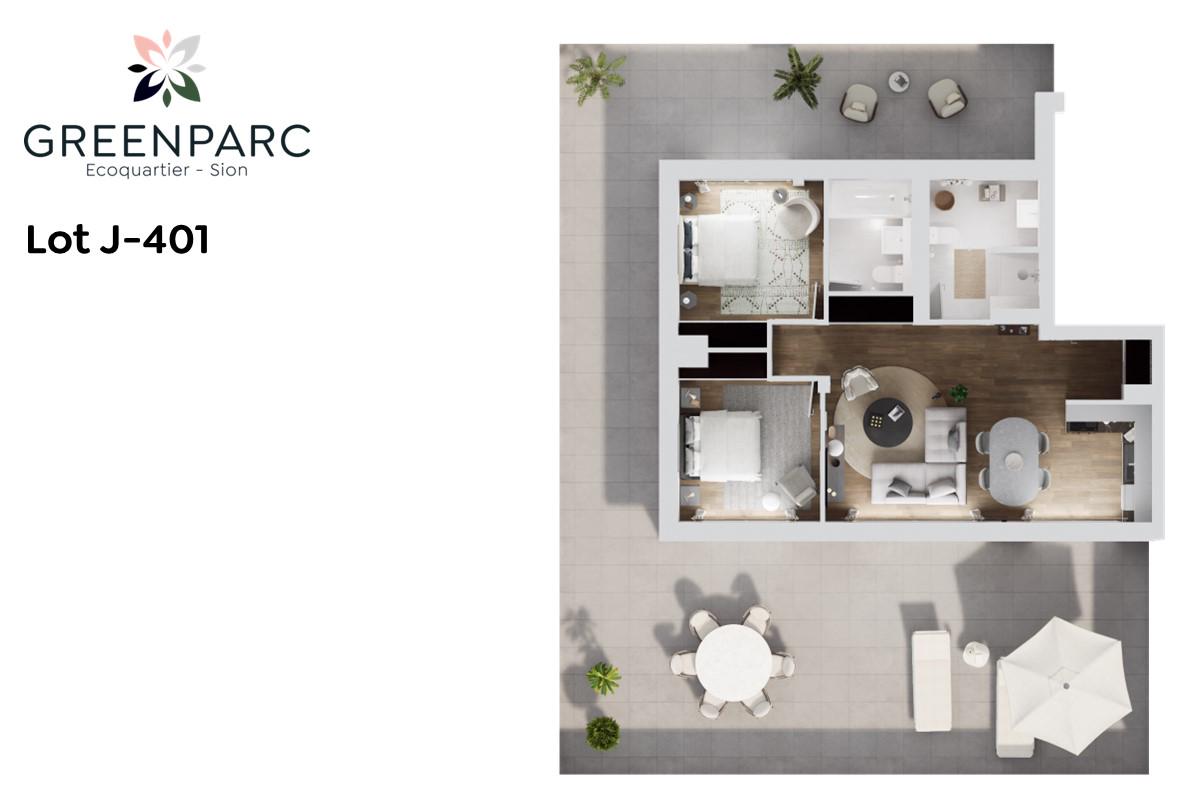 À vendre, Appartement Sion - picture 1