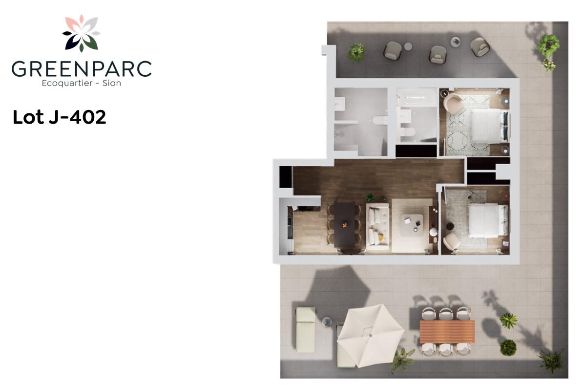 À vendre, Appartement Sion - picture 1