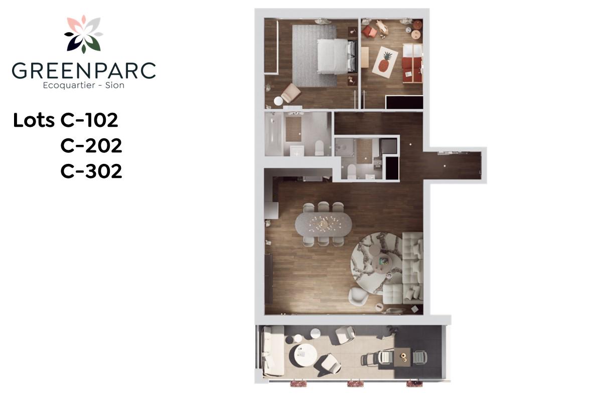 À vendre, Appartement Sion - picture 1