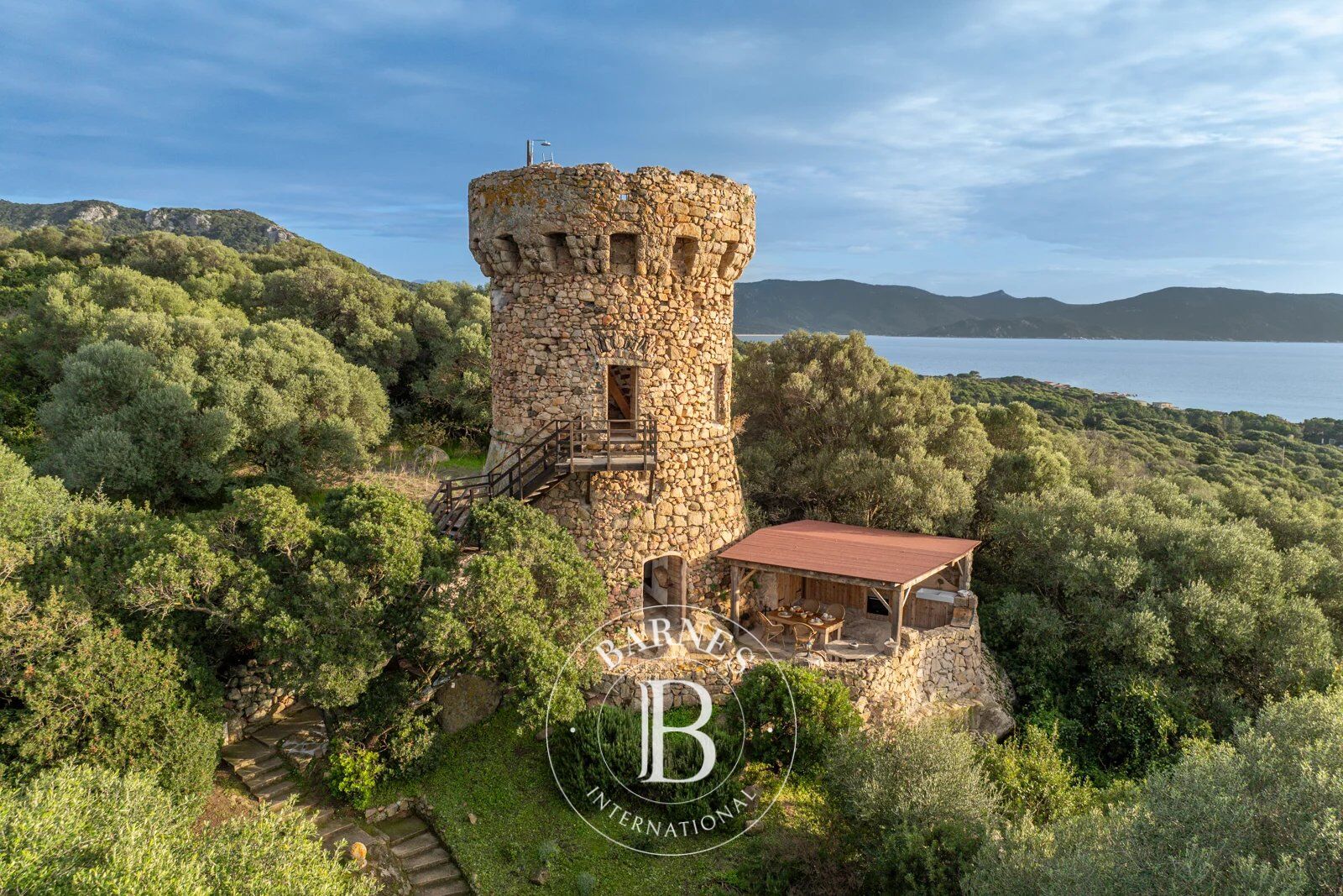 Propriano, Olmeto, Tour Génoise, 3 chambres, piscine, vue mer panoramique, proche plage - picture 3