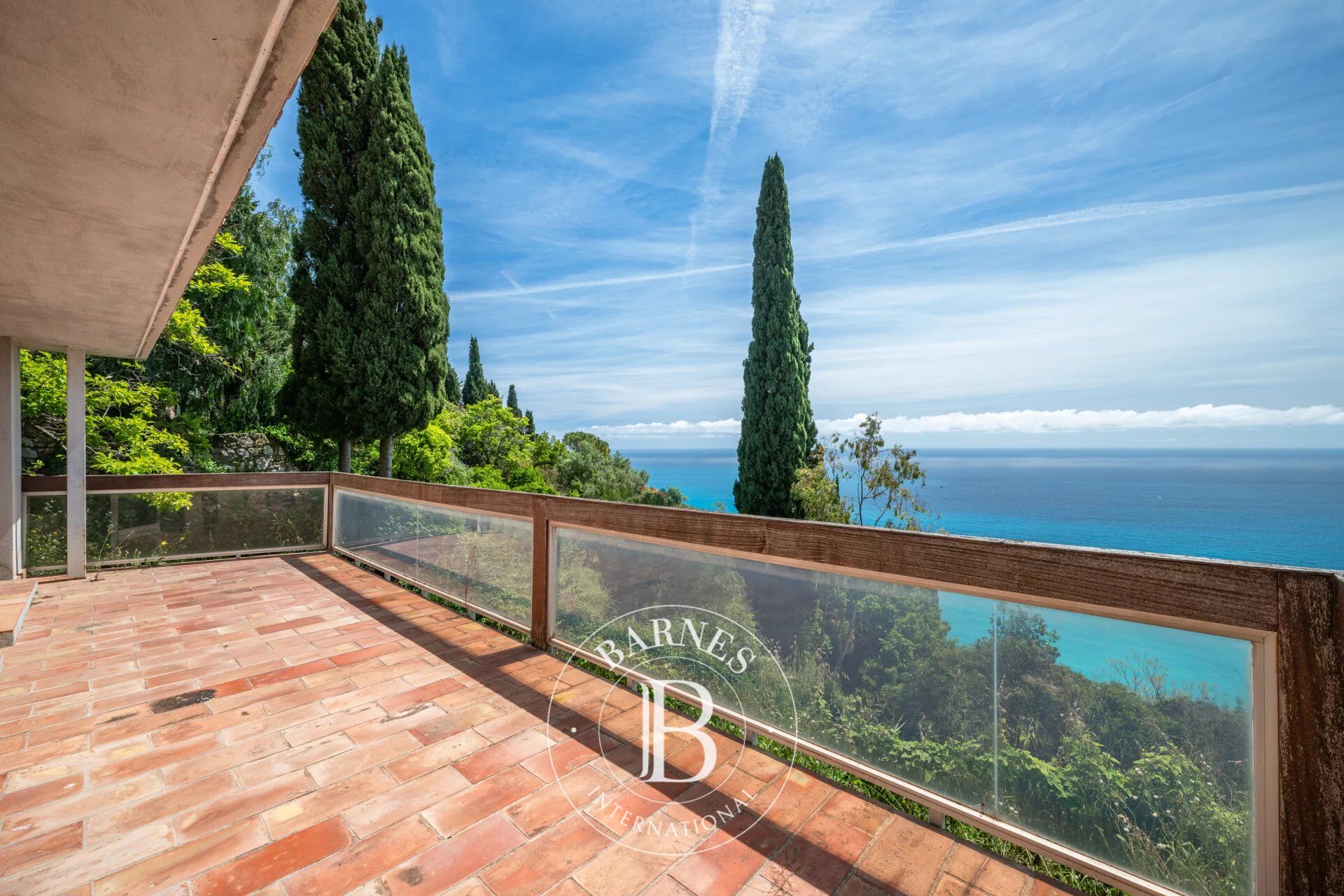 VENDITA INTERATTIVA - ROQUEBRUNE-CAP-MARTIN - VILLA PROGETTATA DA UN ARCHITETTO - VISTA PANORAMICA SUL MARE - picture 2