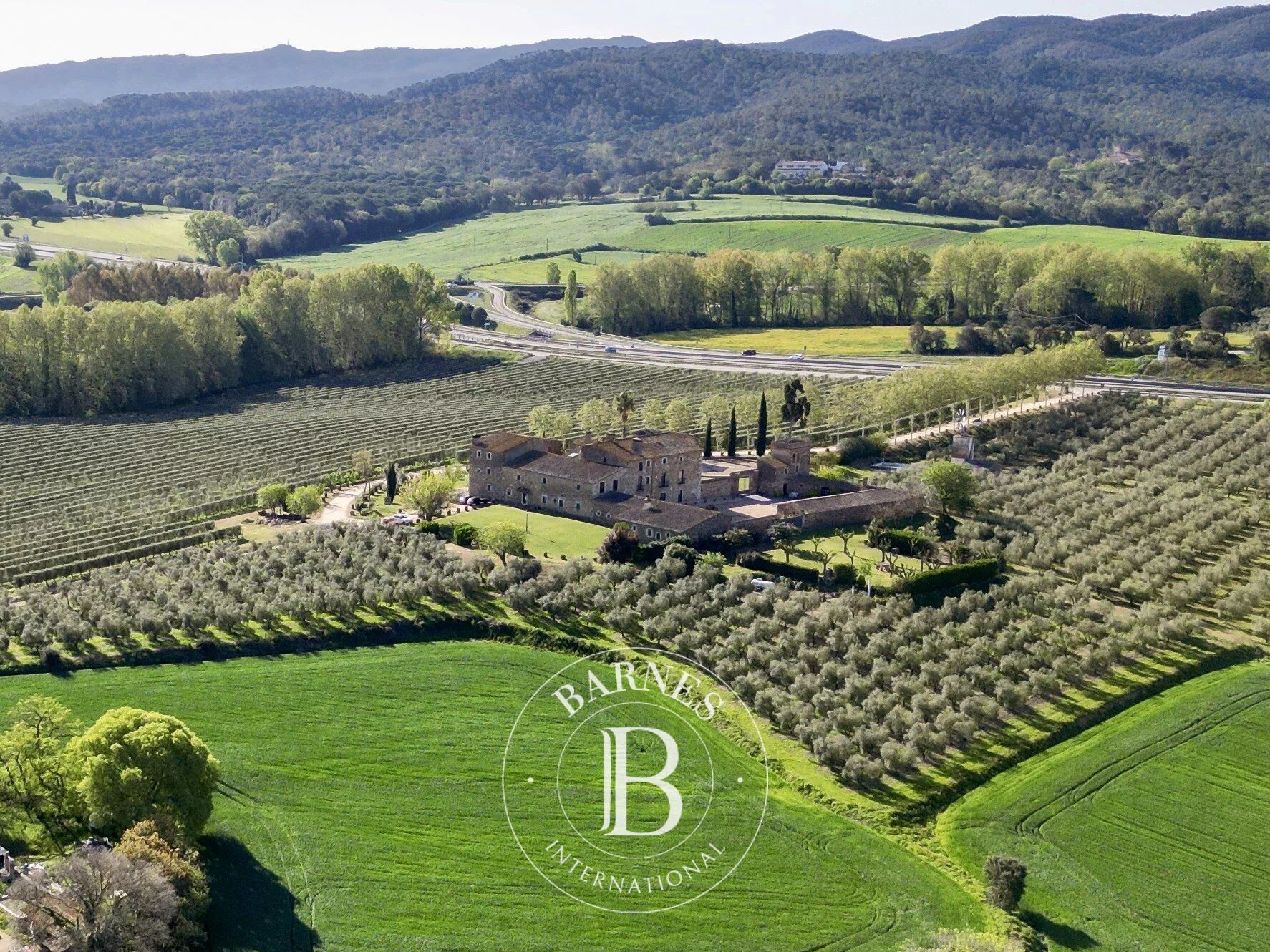 Außergewöhnliche historische Finca mit Olivenhainen in der Nähe von Girona, Costa Brava - picture 3