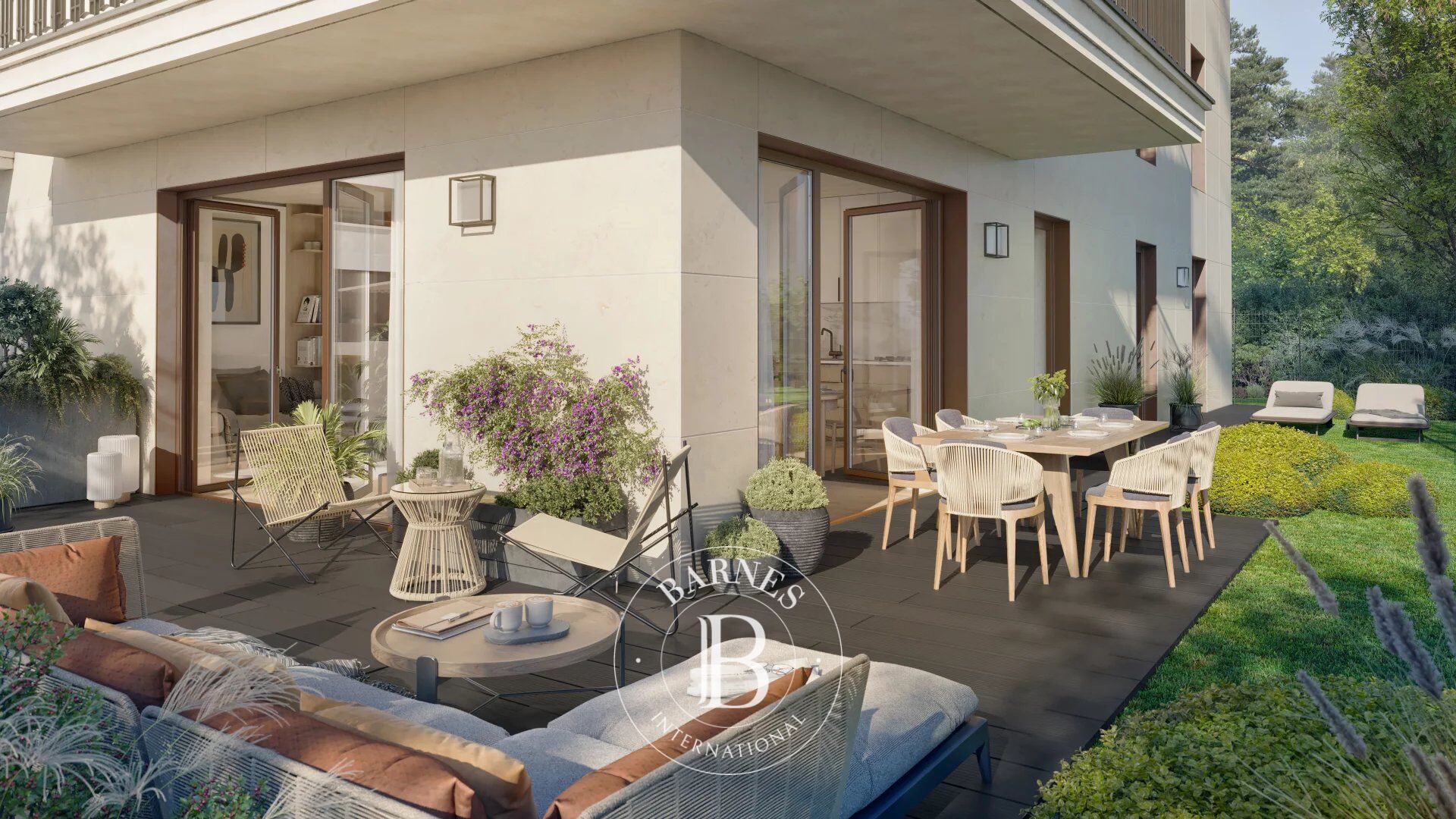 Vente en l’état futur d’achèvement (VEFA) - 3 pièces avec terrasse et jardin au calme - Séjour avec grandes baies vitrées en angle - Parking en sous-sol sécurisé - Neuilly-Sur-Seine - picture 1