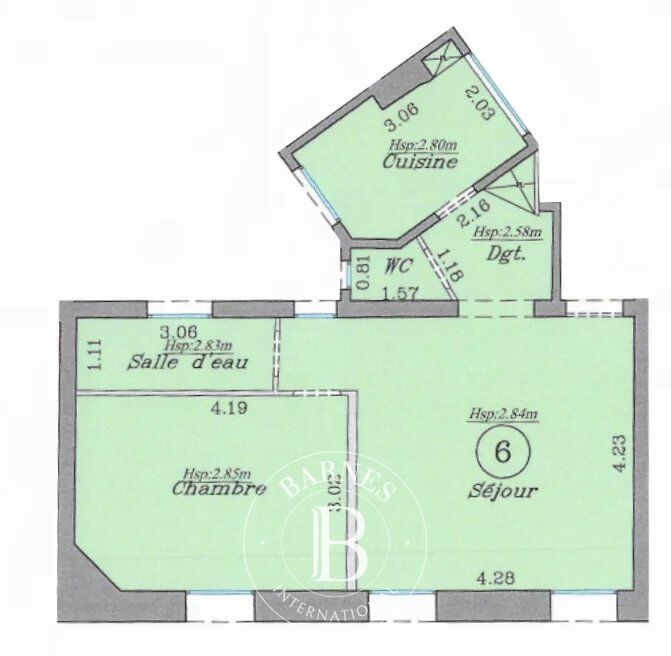 Wohnung Boulogne-Billancourt - picture 3