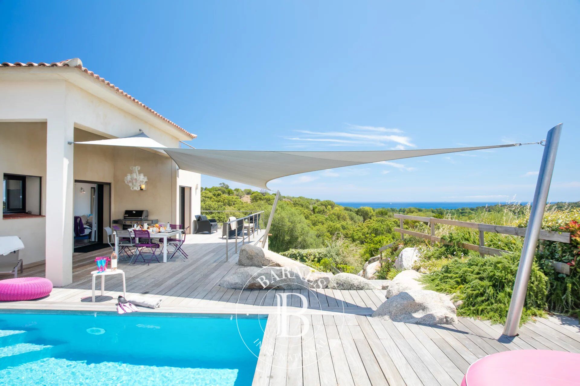 Exclusive, Sainte-Lucie de Porto-Vecchio, 5 Bedroom Villa Near Pinarello, Sea View, Pool - picture 2