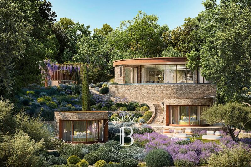 GORDES - EXCEPTIONAL VILLA - PANORAMIC VIEW OVER THE LUBERON HILLS