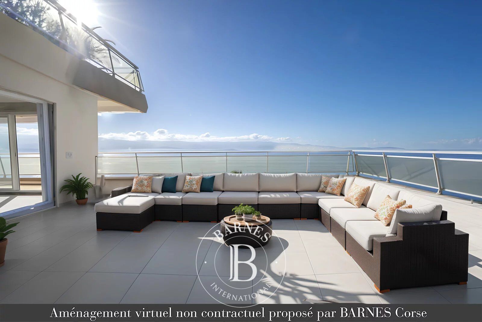 Ajaccio, Exclusivité, Penthouse type T6, 4 chambres vue panoramique mer - picture 3