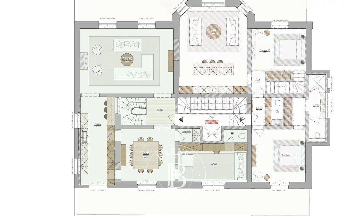 MAGNIFIQUE APPARTEMENT EN PREMIÈRE LIGNE, VUE BASSIN, 3 CHAMBRES - picture 3