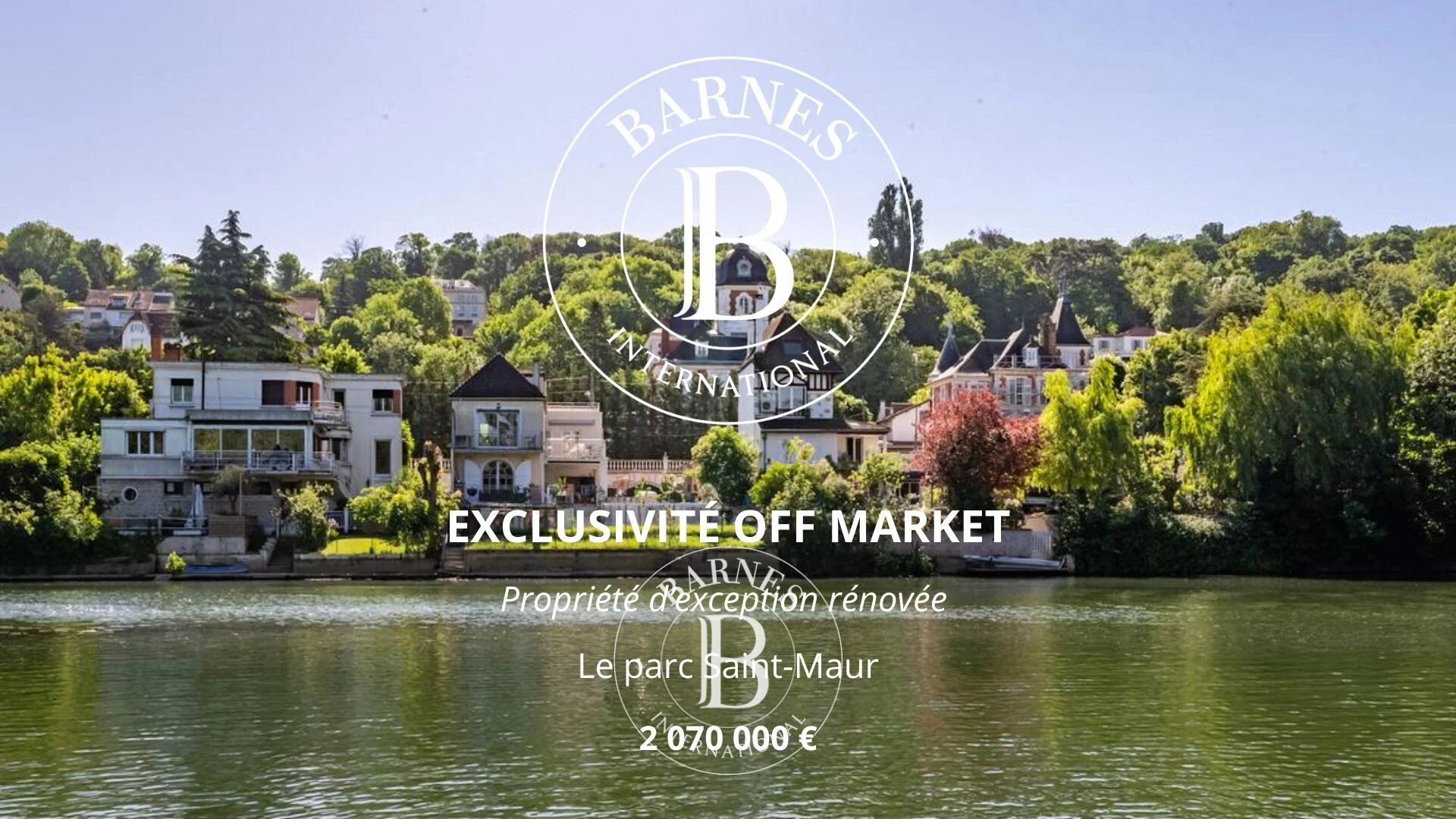 SAINT-MAUR LE PARC - Propriété d'exception - terrain de 1000 m² - picture 1