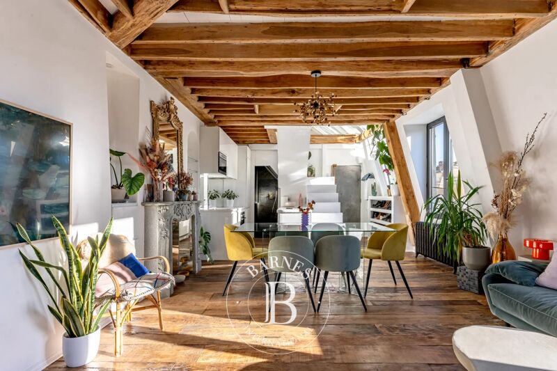 PARIS 17 - BATIGNOLLES - MAGNIFICENT DUPLEX ON TOP FLOOR