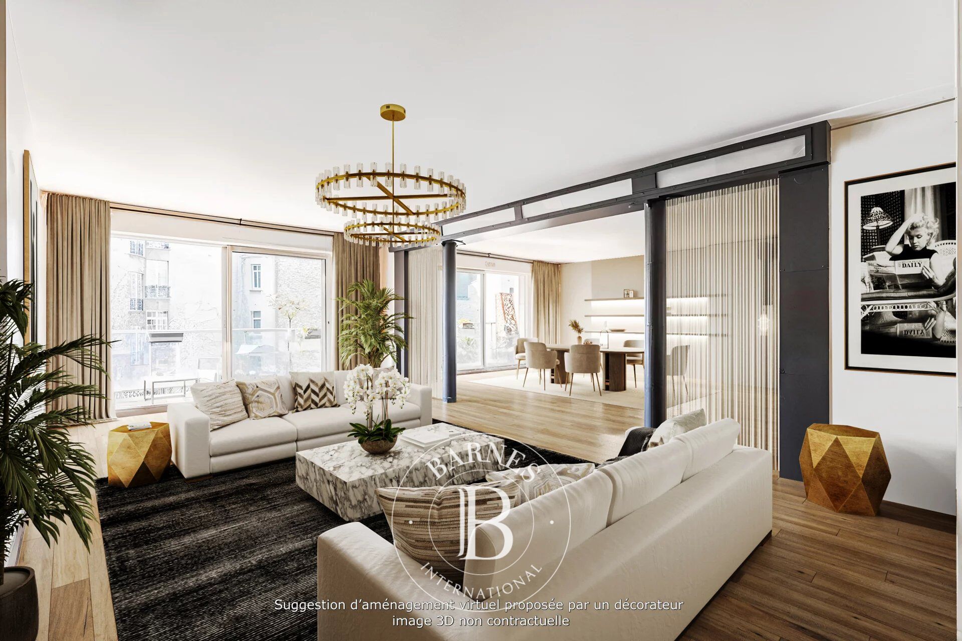 Paris 16 - Faisanderie / Victor Hugo - appartement familial et de réception - 5/6 chambres - balcon/terrasse sur jardin - picture 1