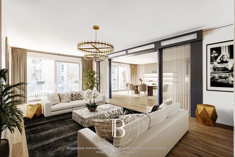 Paris 16 - Faisanderie / Victor Hugo - appartement familial et de réception - 5/6 chambres - balcon/terrasse sur jardin