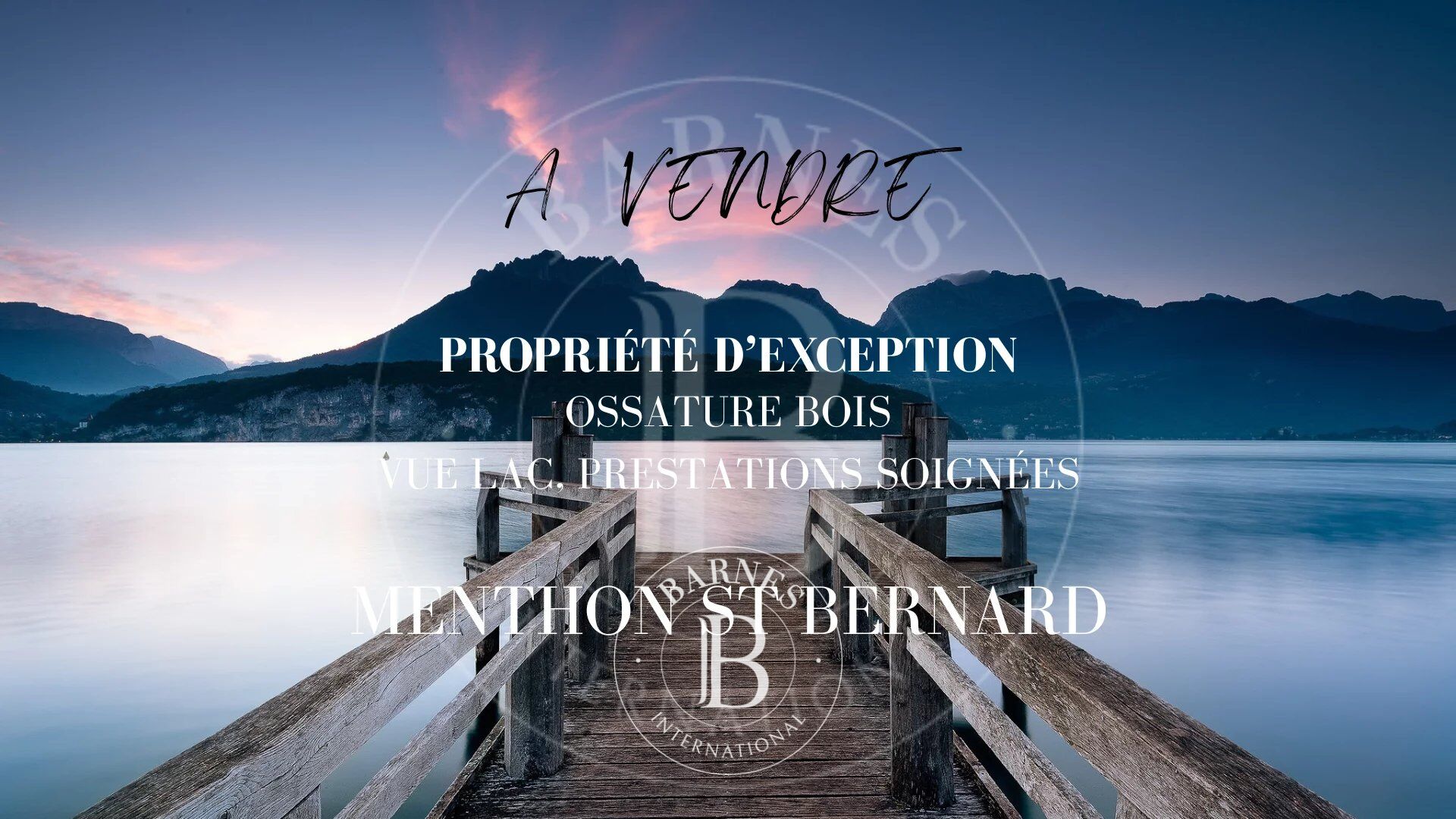 BARNES ANNECY  OFF MARKET : VILLA VUE LAC AVEC PISCINE ET TERRASSES - picture 1