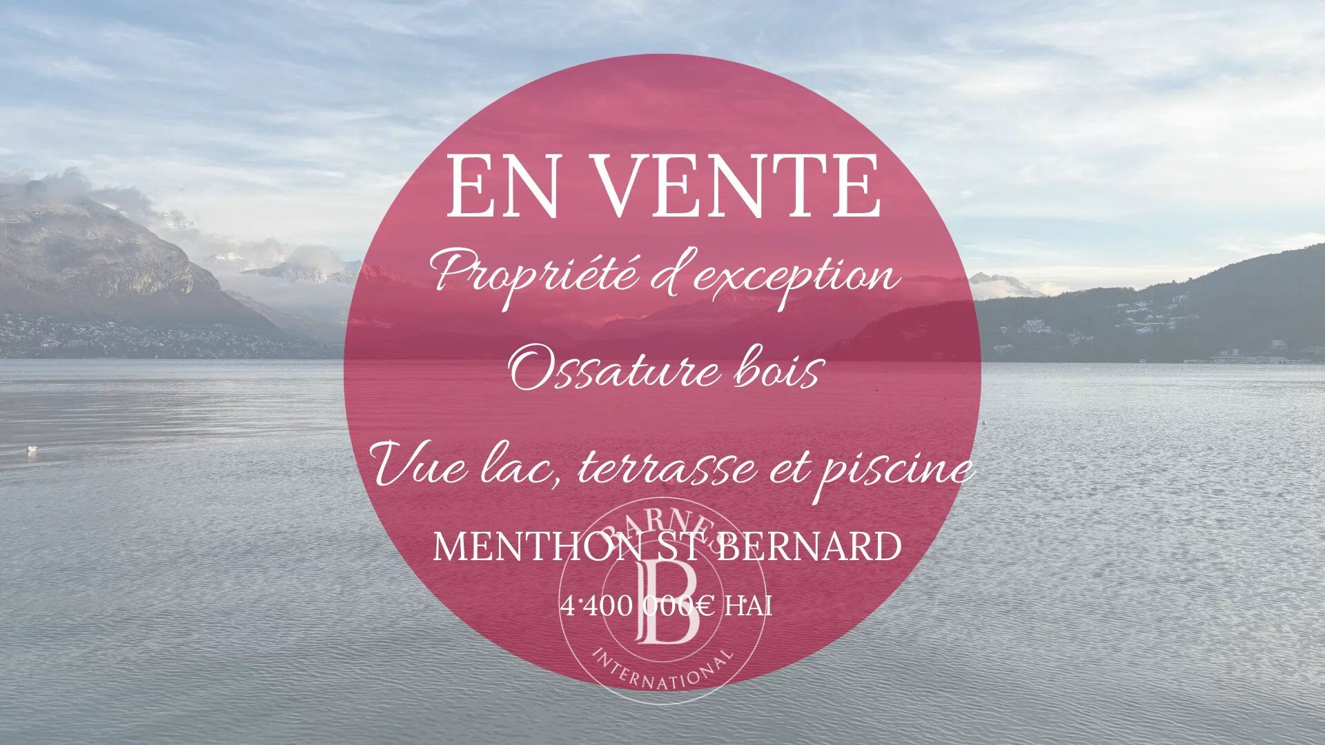 OFF MARKET BARNES ANNECY -  ELEGANT VILLA WITH POOL  TERRACES AND LAKE VIEW - picture 1