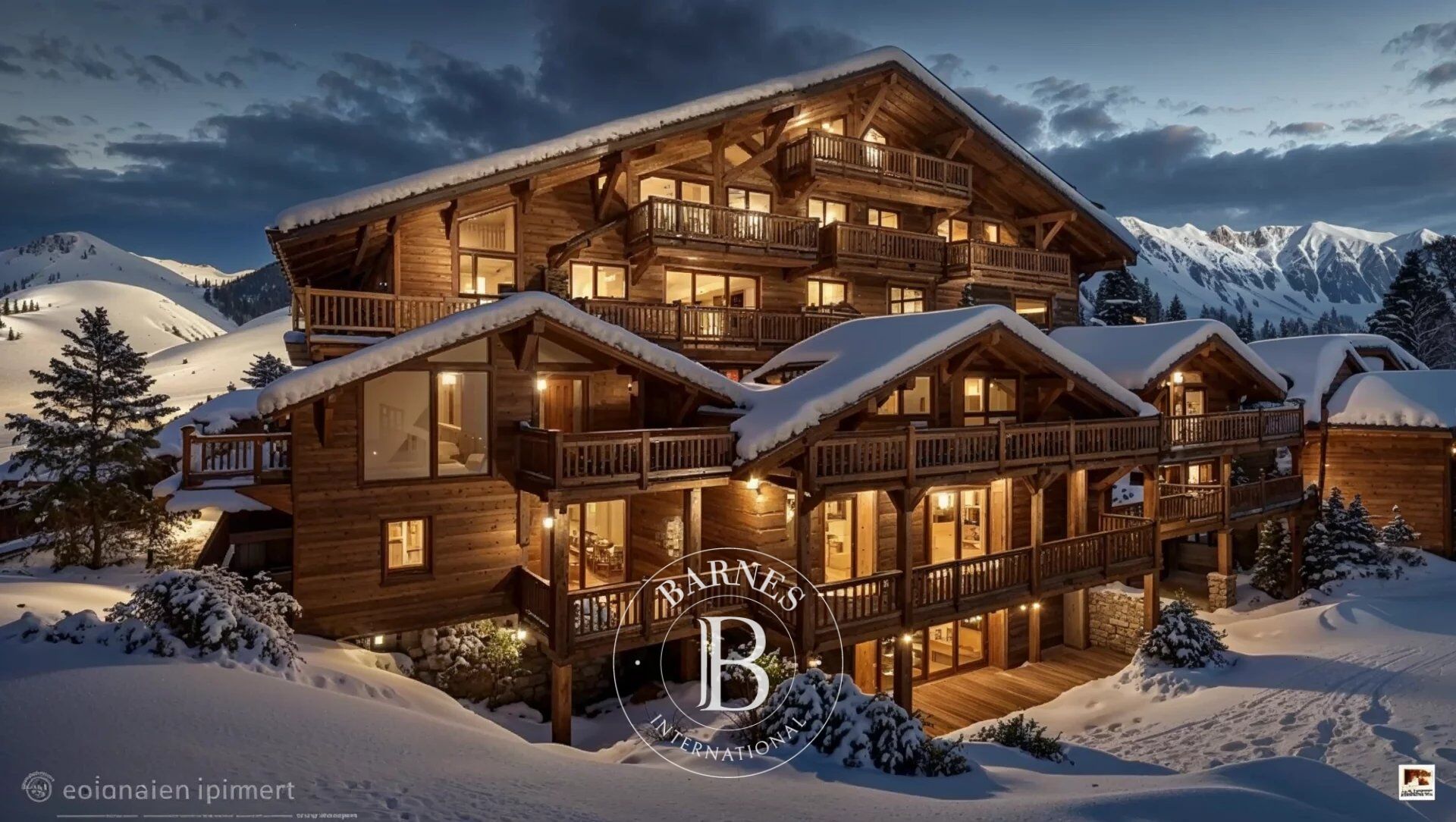 Meribel La Tarentaise 203 — Traversant skis aux pieds avec vues panoramiques et séjour aux volumes penthouse - picture 2