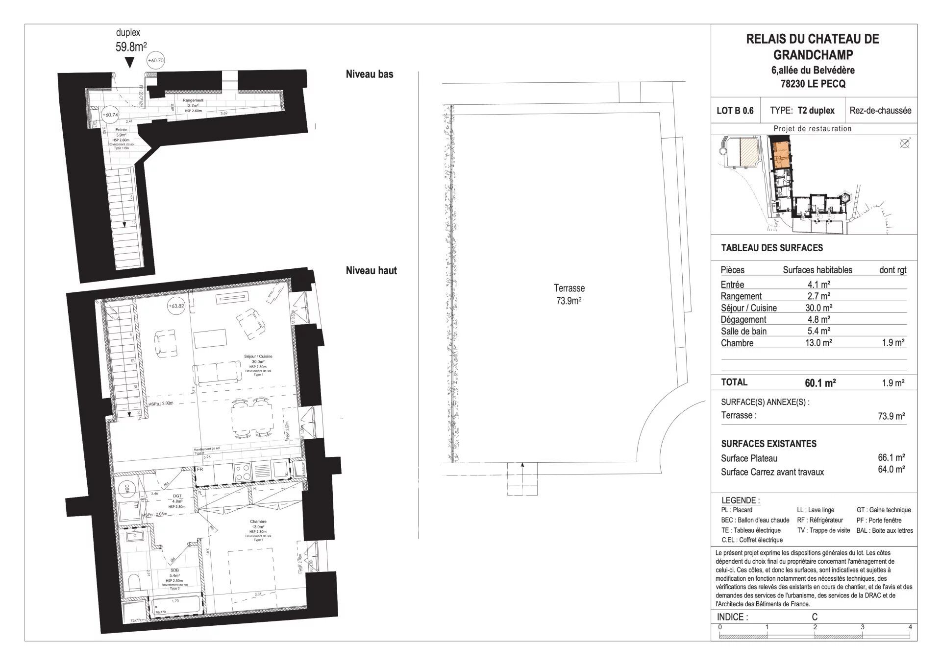 LOT B06 CHATEAU DE GRANDCHAMP AU PECQ - picture 1