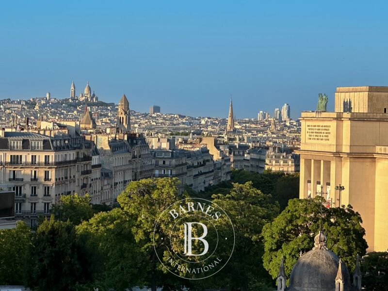 Paris 16 - Trocadéro - 2 chambres en suite - Etage élevé - vues imprenables et extérieur