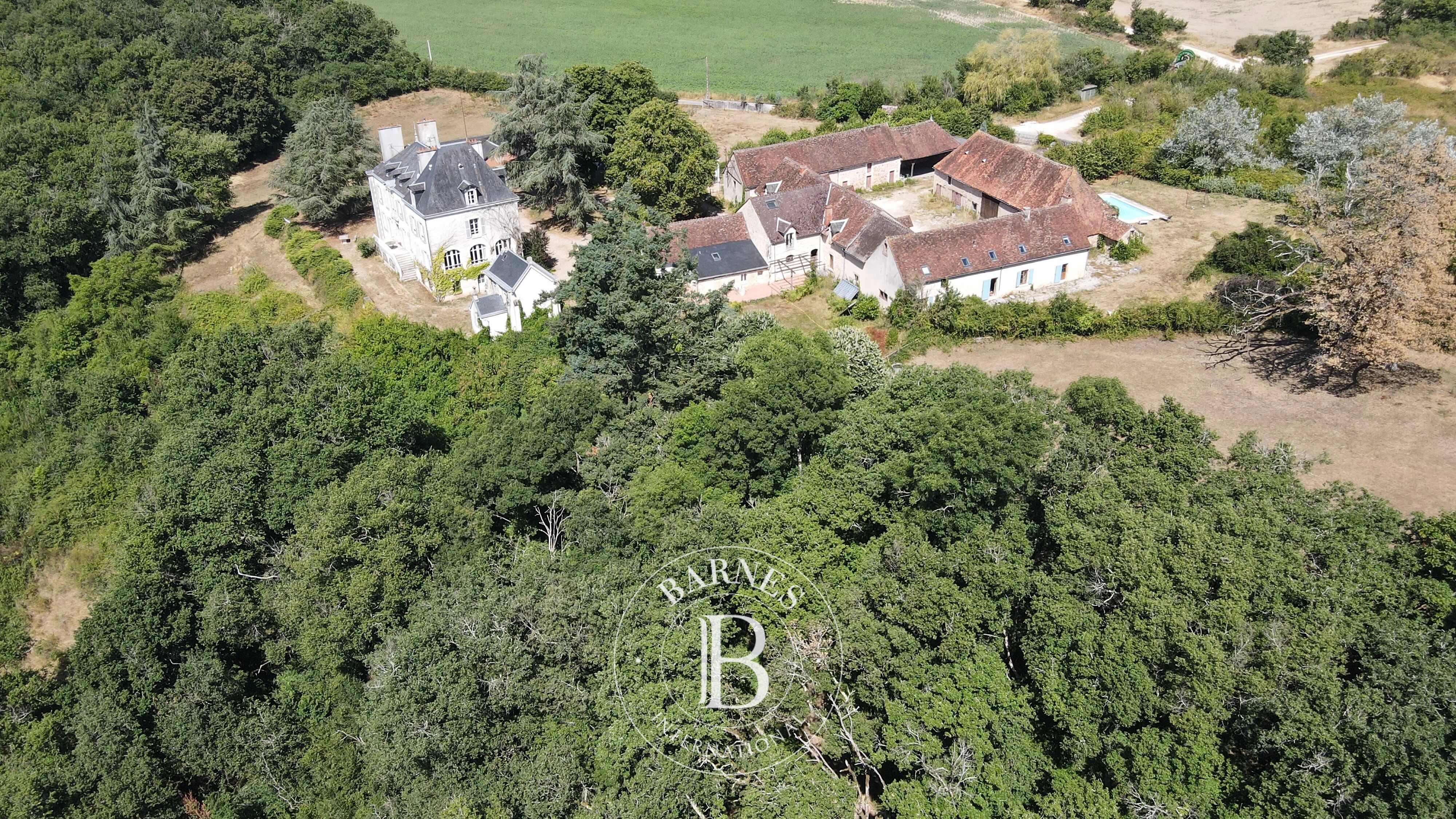 BRENNE - CHATEAU AVEC VUE INCROYABLE SUR LA VALLEE DE LA CREUSE - picture 2