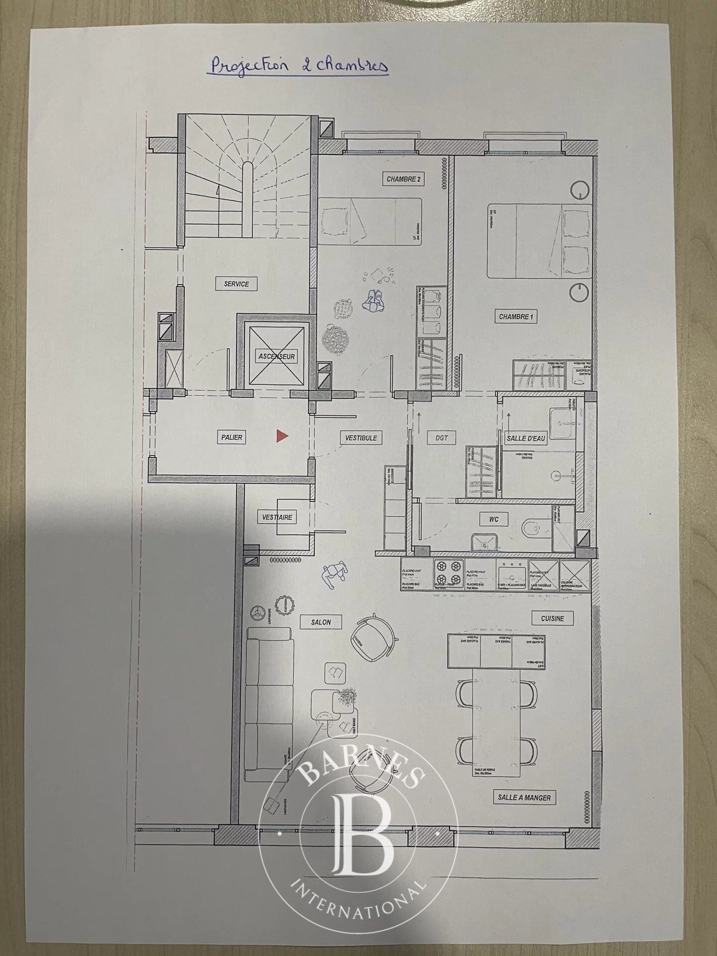 Paris 6 - Raspail/Assas - 2-bed apartment - to renovate - balcony - picture 3