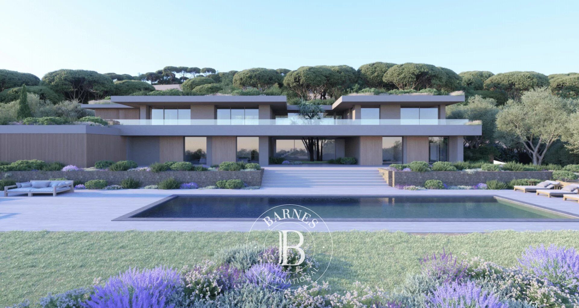 GOLFE DE SAINT TROPEZ - GRIMAUD - TERRAIN CONSTRUCTIBLE AVEC PC ACCEPTE - VUE MER - picture 1