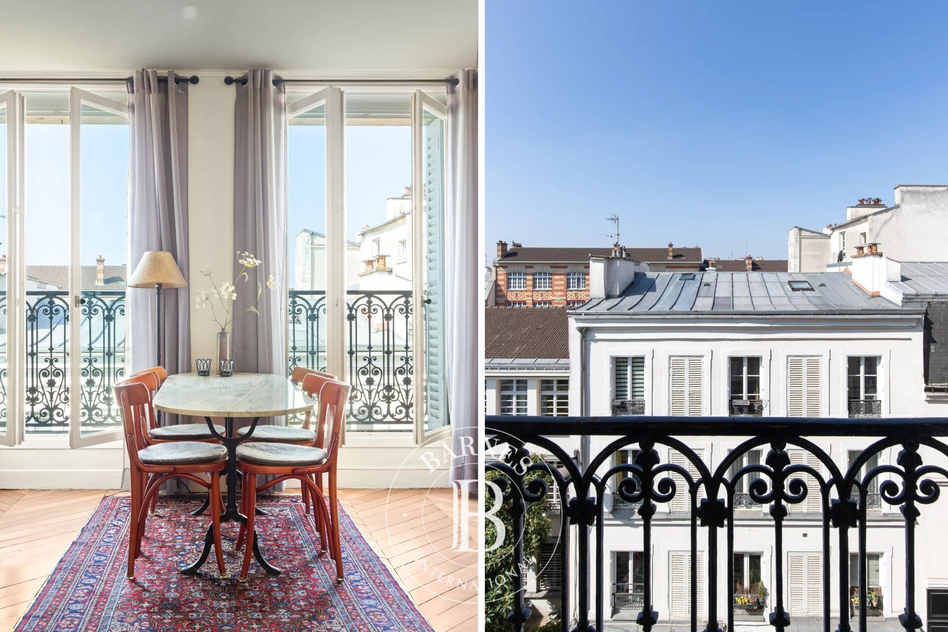 ABBESSES - UPPER FLOOR - LIFT - UNOBSTRUCTED VIEW - DUAL-ASPECT - 1 BEDROOM - picture 2