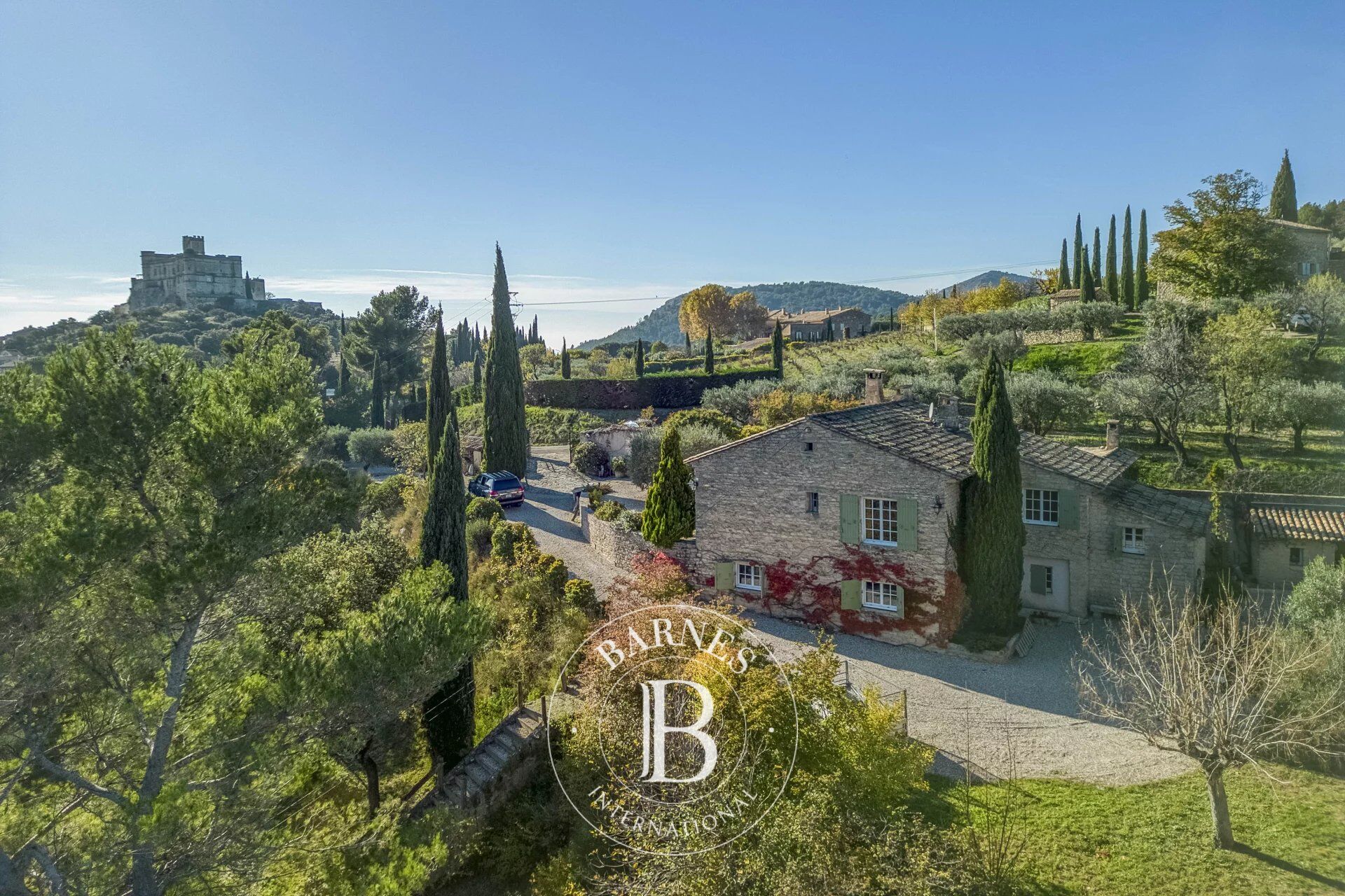 Barnes – Le Barroux – Farmhouse with swimming pool and buildable land – Elevated position - picture 1