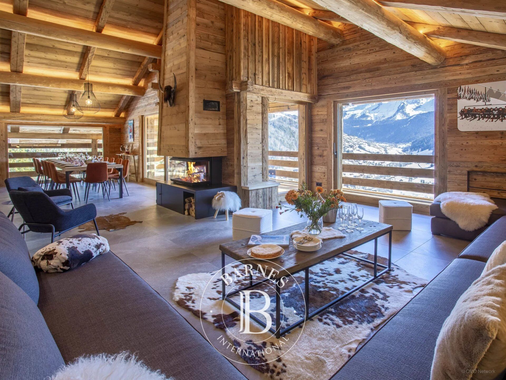 BARNES ARAVIS - LE GRAND BORNAND - CHALET D'EXCEPTION VUE PANORAMIQUE - picture 1