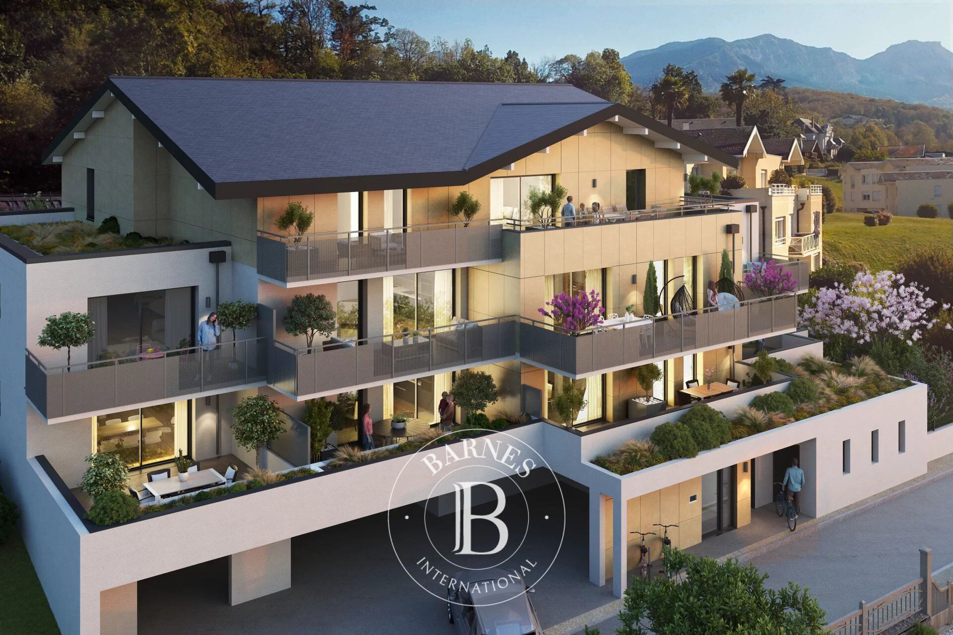 BARNES Aix-les-Bains Chambéry – JACOB-BELLECOMBETTE – RÉSIDENCE AZOLLA – NOUVEAU PROGRAMME – CADRE VERDOYANT & VUE MONTAGNE - picture 2