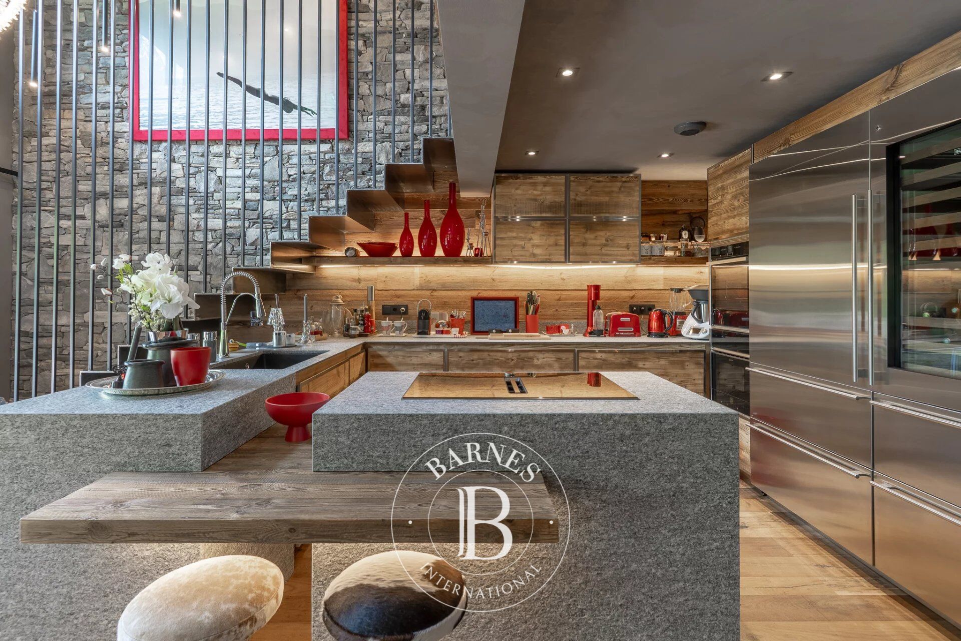 BARNES CHAMONIX - EXCLUSIVITE - TRIPLEX 4 PIECES - VUE MONT BLANC - picture 1