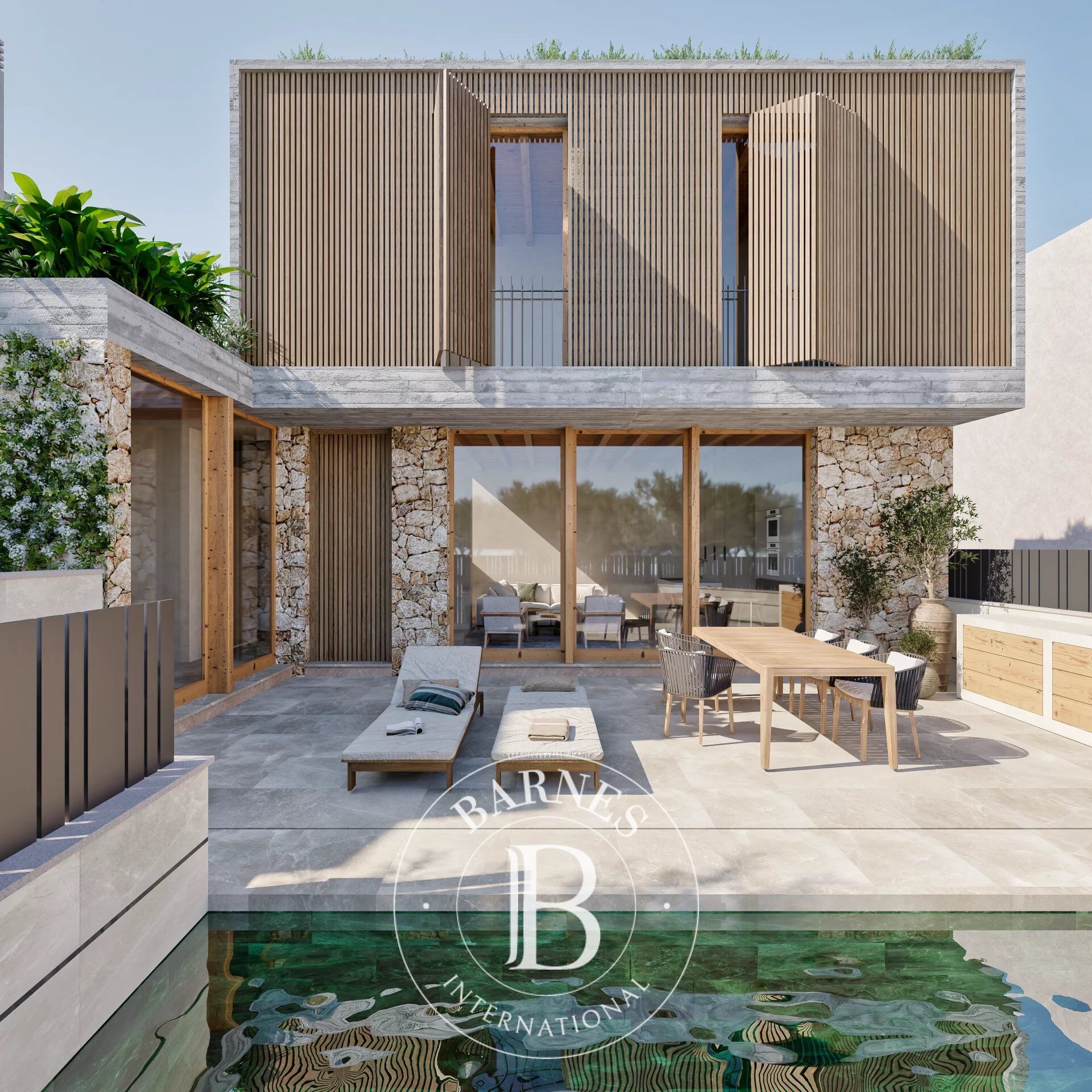 Neubau Reihenhaus mit privatem Pool und Terrassen in Son Espanyolet, Palma - picture 3