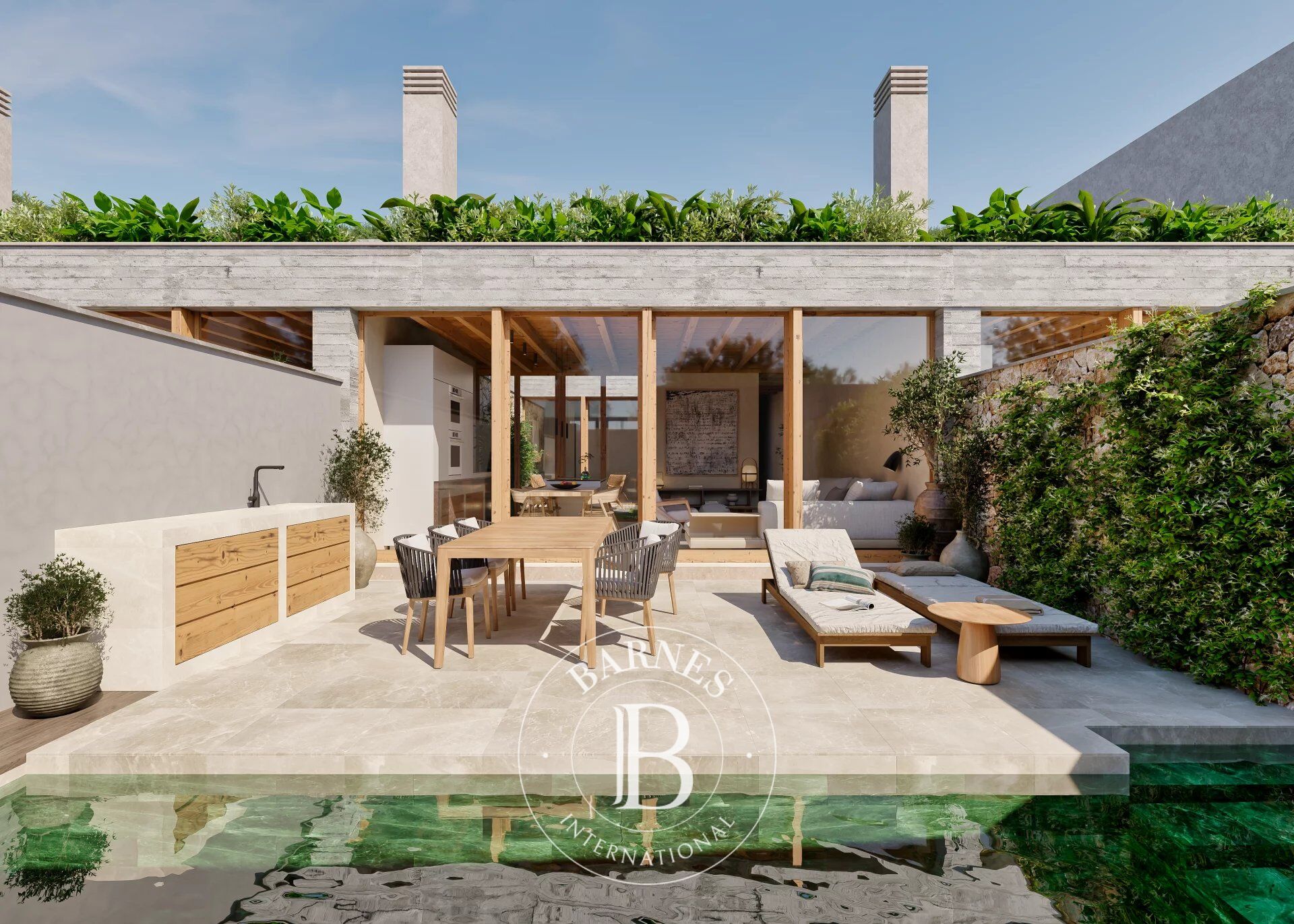 Neubau Reihenhaus mit privatem Pool und Terrassen in Son Espanyolet, Palma - picture 2