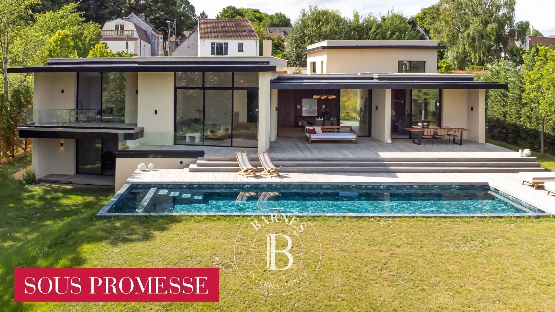 Orgeval – exceptionnelle villa d’architecte neuve dans un environnement privilégié – 350 m² – parc de 4 000 m² – piscine et prestations haut de gamme - picture 1