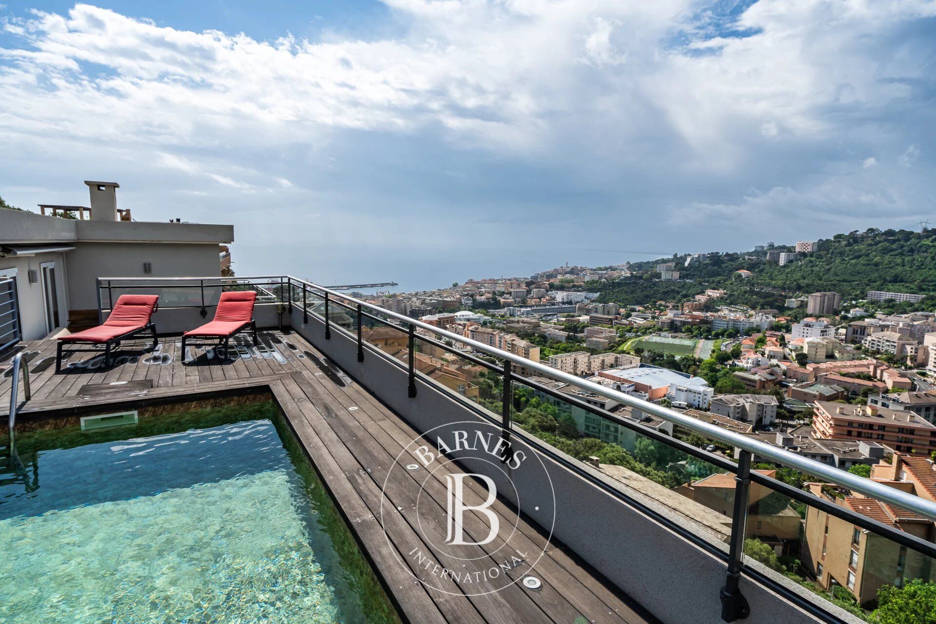 Bastia, Ville di Pietrabugno, Penthouse with Sea View, 4 Bedrooms, Pool, Near Beaches - picture 1