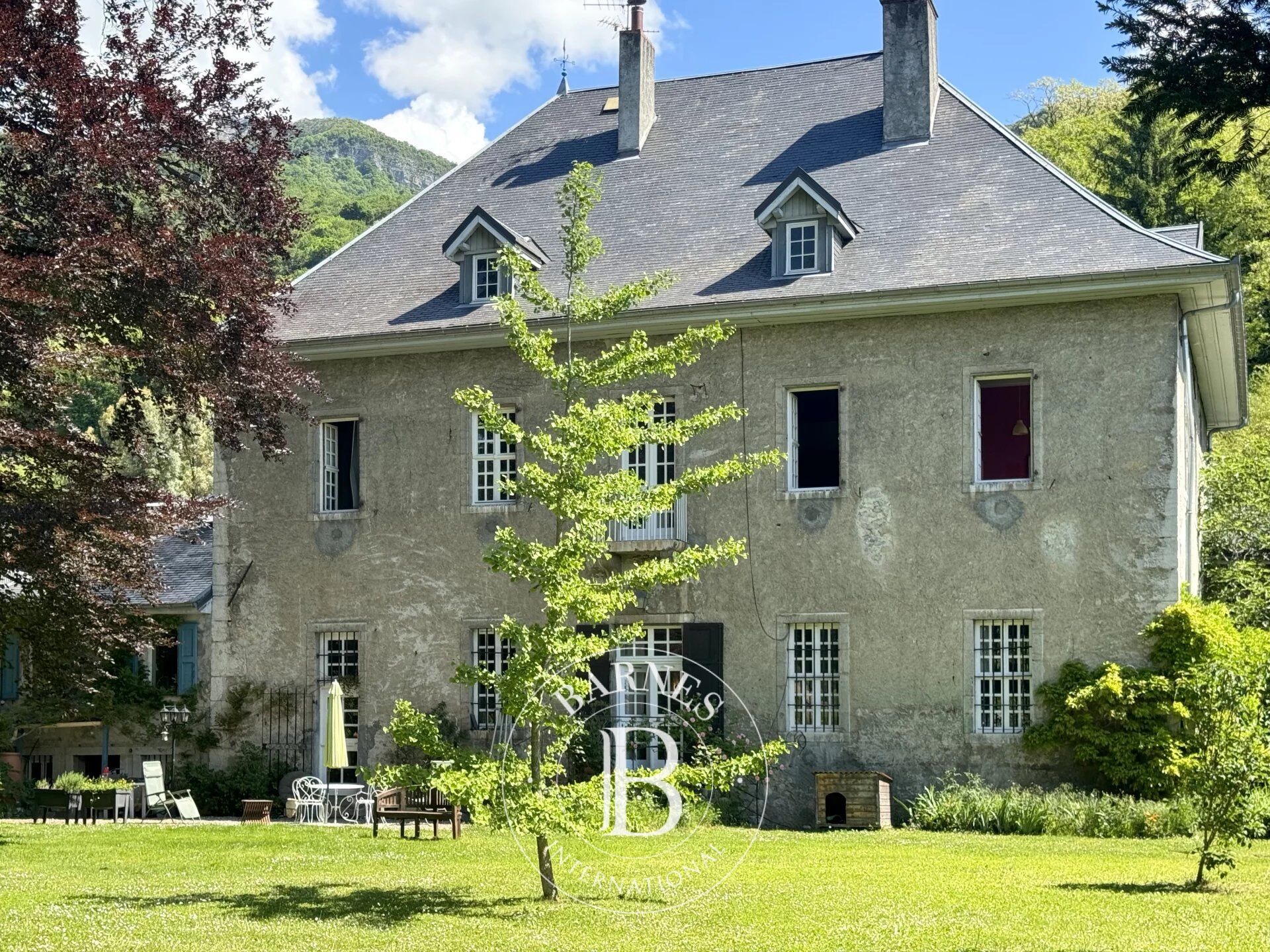BARNES Aix les Bains - SAINT-ALBAN-LEYSSE - HISTORIC ESTATE FROM 1620 - MOUNTAIN VIEWS & PARK WITH POOL - picture 1