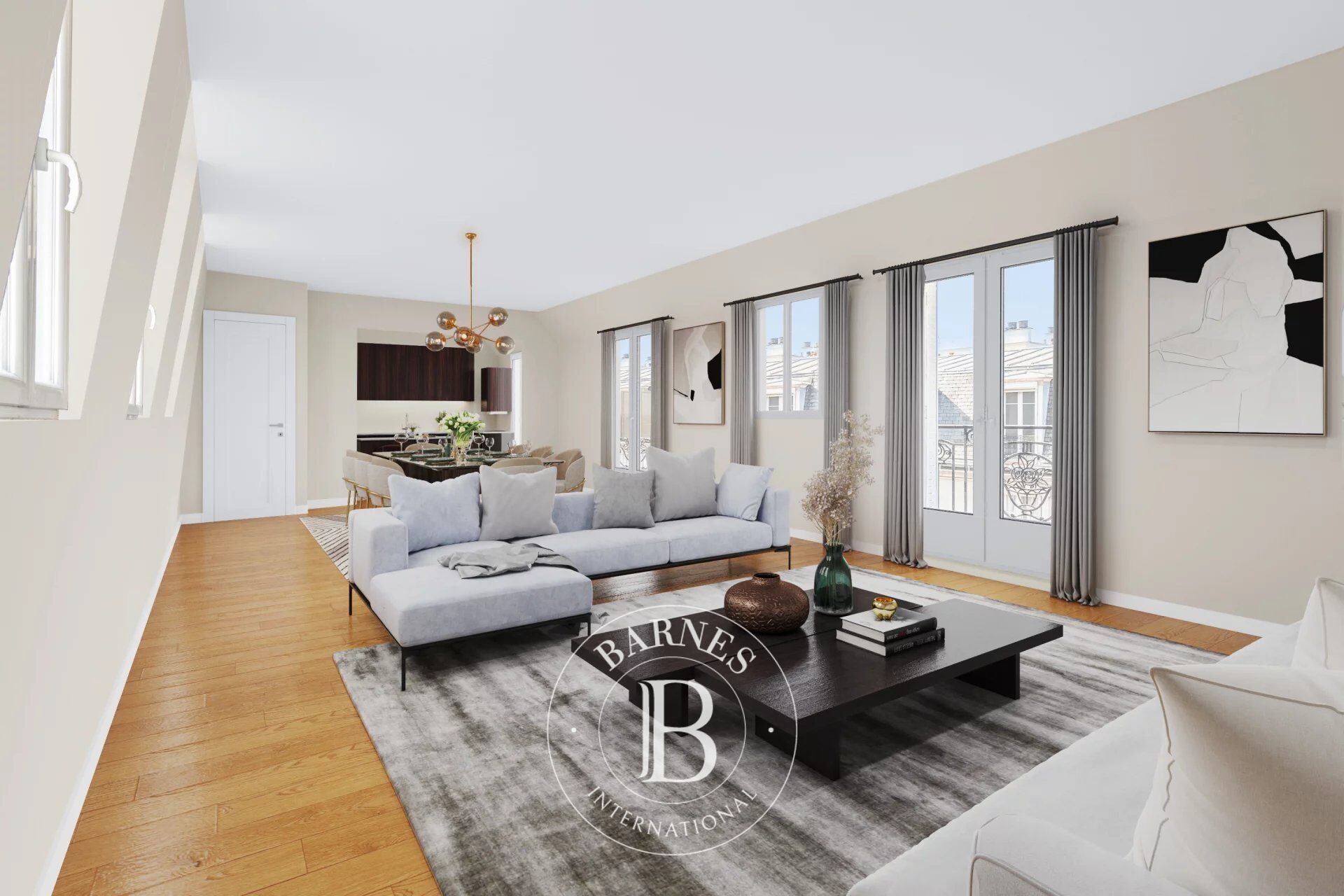 4 PIECES DERNIER ETAGE TERASSE AU COEUR DE PARIS - picture 3