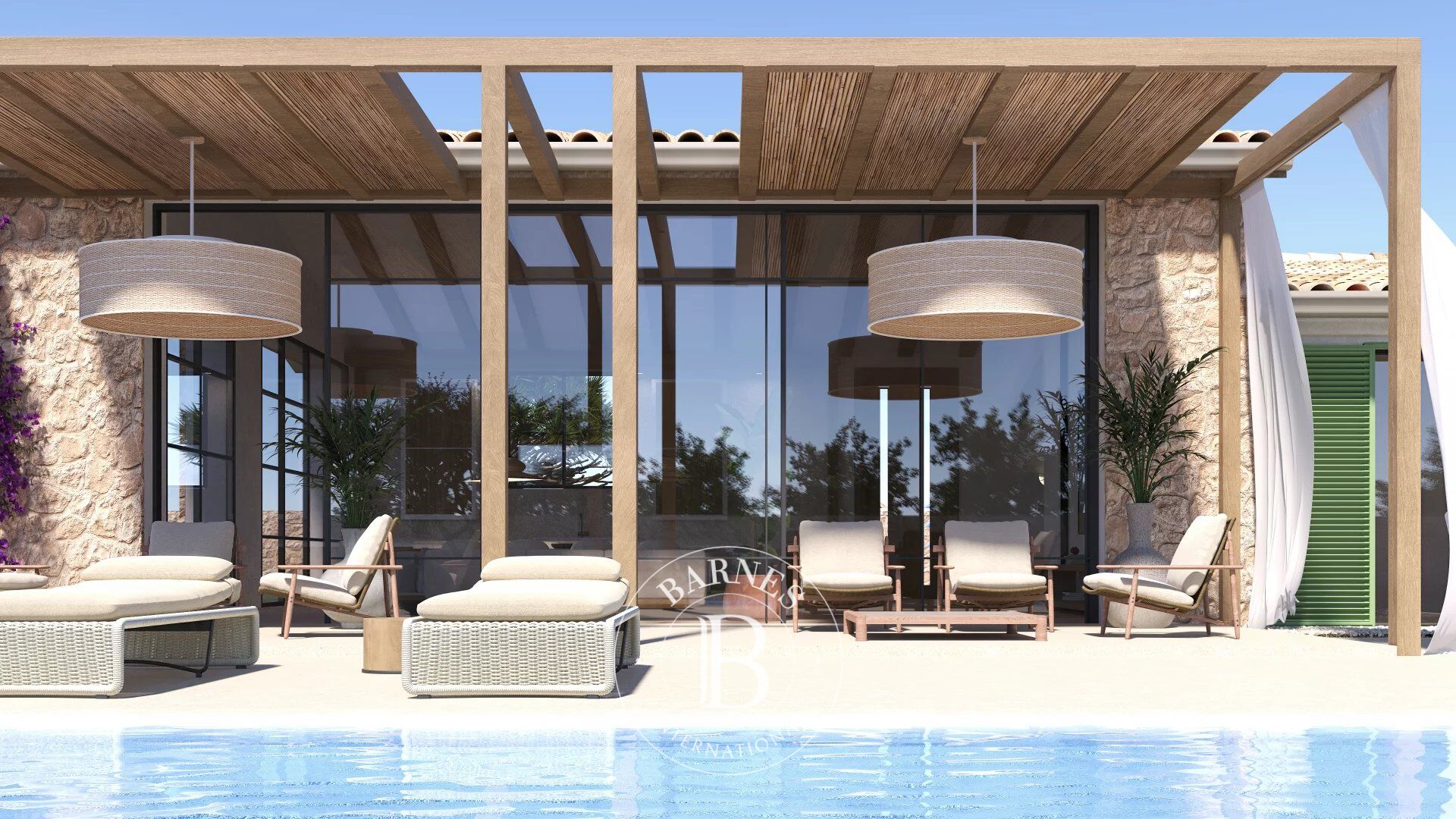 Parcela con proyecto aprobado para villa contemporánea de lujo cerca de Inca - picture 3