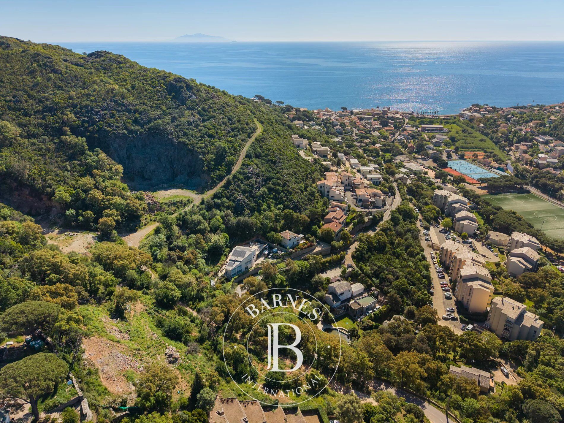 Cap Corse, Miomo, buildable plot with permit, panoramic sea viewuilding Plot with Approved Permit and Panoramic Sea View - picture 1