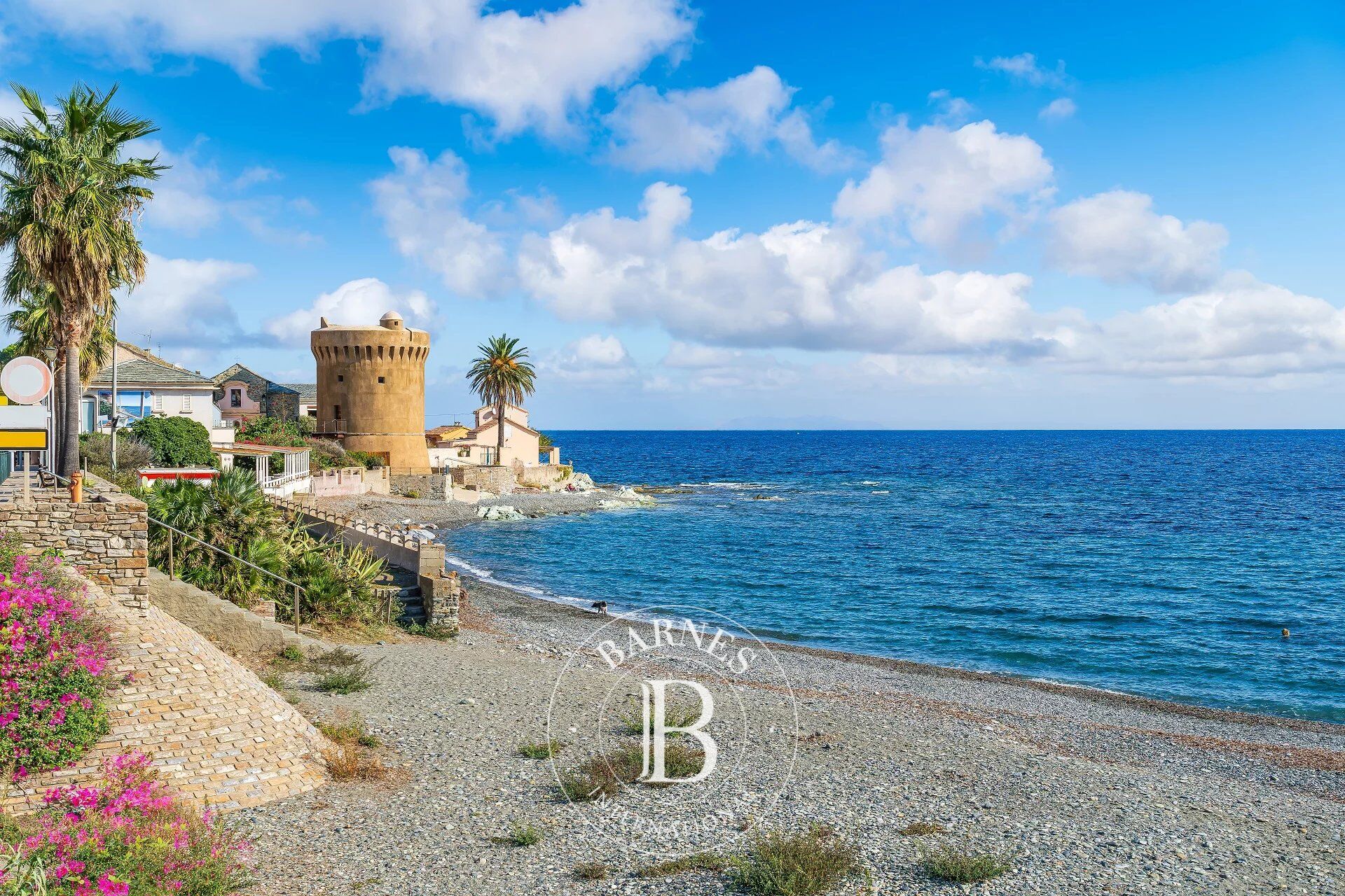 Cap Corse, Miomo, terrain constructible avec permis de construire, vue mer panoramique - picture 1